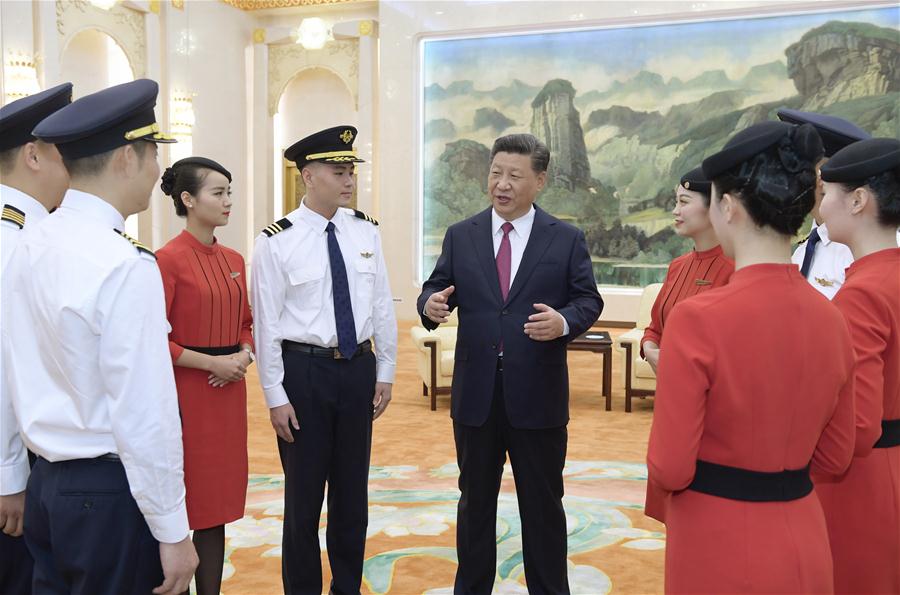 President Xi Calls for Learning from Heroic Cabin Crew